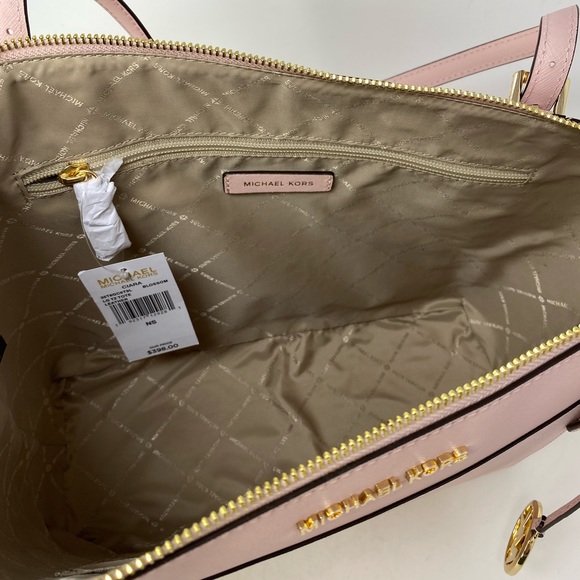 Michael Kors Ciara LG Top ZIP Tote Blossom Leather - Picture 5 of 7